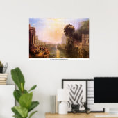 Verhoging en herfst van Carthage door Joseph Mallo Poster (Thuiskantoor)