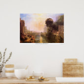 Verhoging en herfst van Carthage door Joseph Mallo Poster (Keuken)