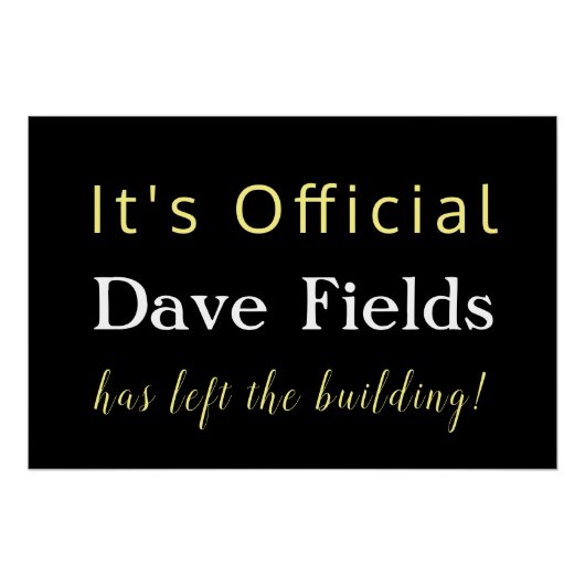 Verhoging gebouw verlaten perfect poster (Voorkant)