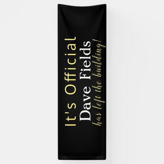 Verhoging gebouw verlaten spandoek (Verticaal)