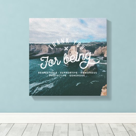 Verhoging kustland #3 (12x12) canvas afdruk (Insitu (Houten vloer))