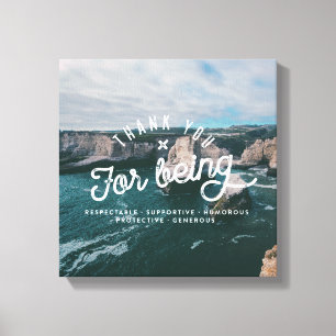 Verhoging kustland #3 (12x12) canvas afdruk