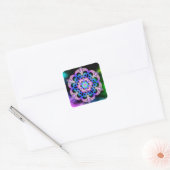 Verhoging van de frequentie vierkante sticker (Envelop)