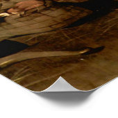 Verhoging van de herders door Caravaggio Poster (Hoek)