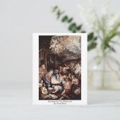 Verhoging van de herders door Guido Reni Briefkaart (Staand voorkant)