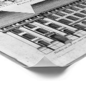 Verhoging van de "Hopital des Enfants"-forel Poster (Hoek)