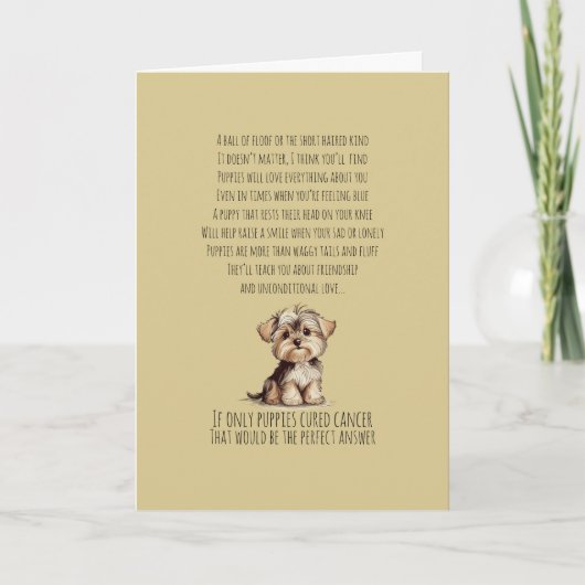 Verhoging van de Kaart voor kankerondersteuning (Voorkant)