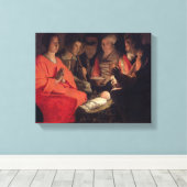 Verhoging van de schaafbestanden 2 canvas afdruk (Insitu (Houten vloer))