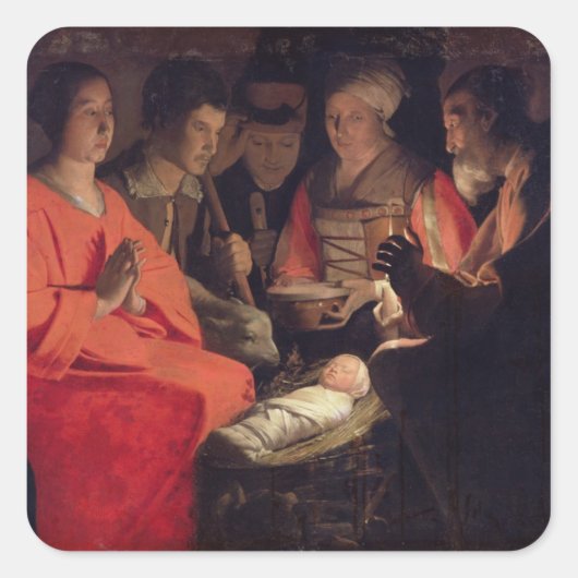 Verhoging van de schaafbestanden 2 vierkante sticker (Voorkant)