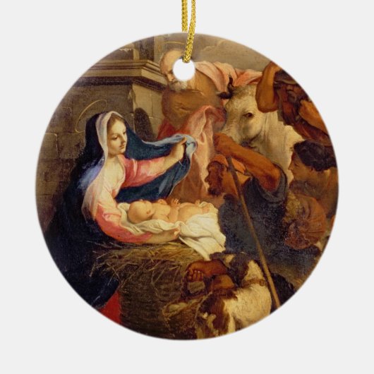 Verhoging van de schaaphersen keramisch ornament (Voorkant)