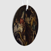 Verhoging van de schaaphersen ornament (voorkant)