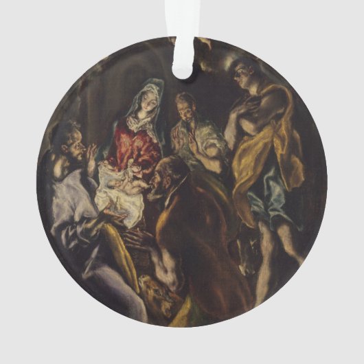 Verhoging van de schaaphersen ornament (achterkant)