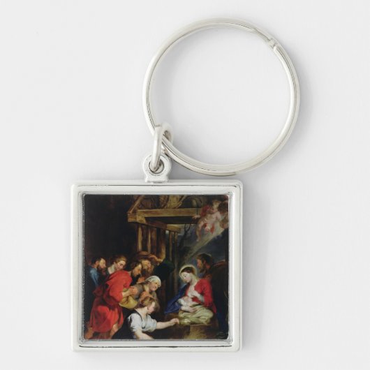 Verhoging van de schaaphersen sleutelhanger (Voorkant)