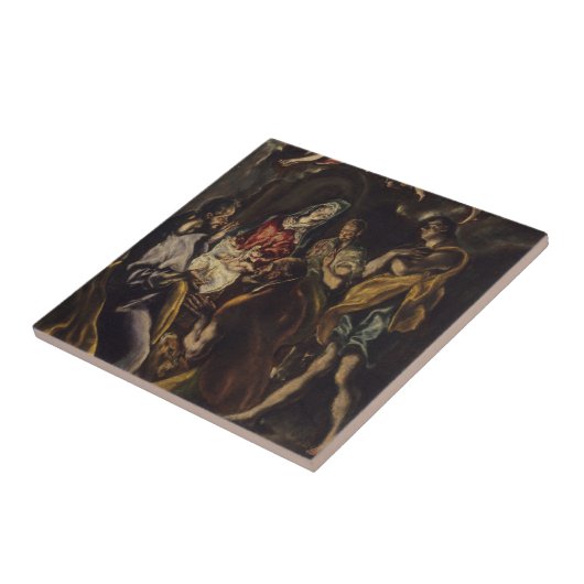 Verhoging van de schaaphersen tegeltje (Zijkant)