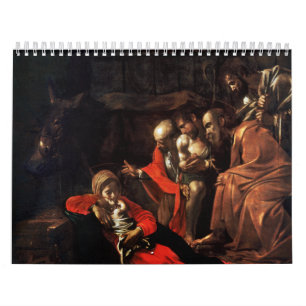 Verhoging van de sedels door Caravaggio (1609) Kalender