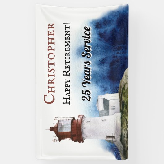 Verhoging van de service Light House Spandoek (Verticaal)