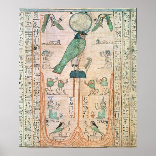 Verhoging van de stijgende zon poster (Voorkant)