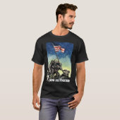 verhoging van de vlag van wo Jima T-shirt (Voorkant volledig)