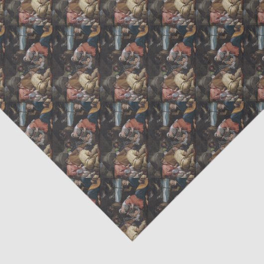 Verhoging van herders tissuepapier (Detail)