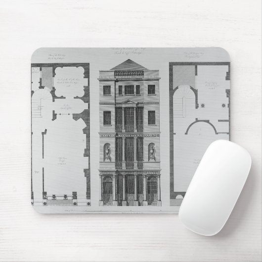 Verhoging van het Britse koffiehuis Muismat (Met muis)