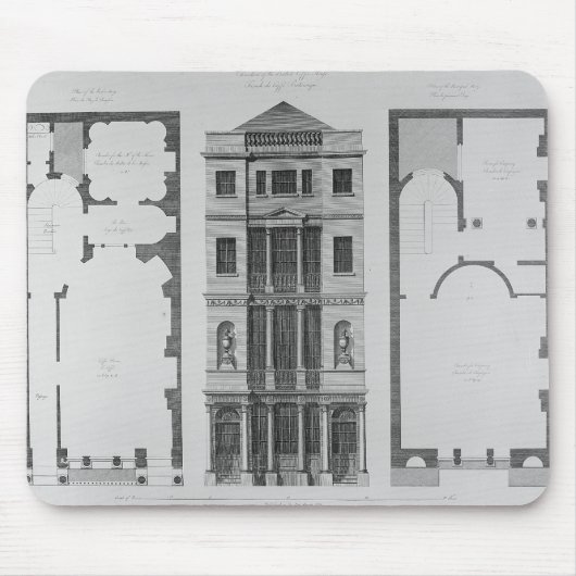 Verhoging van het Britse koffiehuis Muismat (Voorkant)