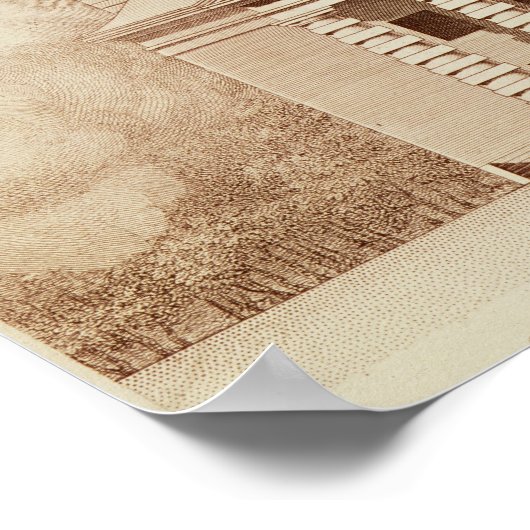 Verhoging van het huis van directeur van het zout poster (Hoek)