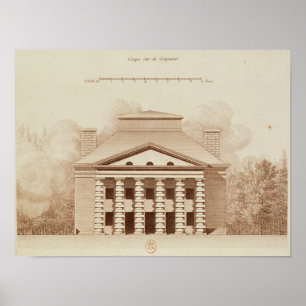 Verhoging van het huis van directeur van het zout poster