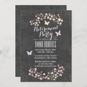 verhoging van het kartonnen vlinderbloemigen kaart (Voorkant / Achterkant)