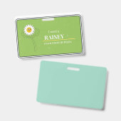 Verhoog badge (Voor- en achterkant)