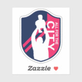 Verhoog de Baby Sticker (Vel)