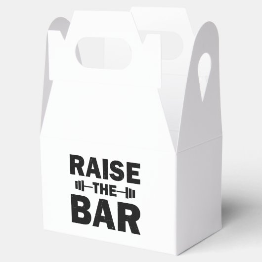 Verhoog de balk bedankdoosjes (Geopend)