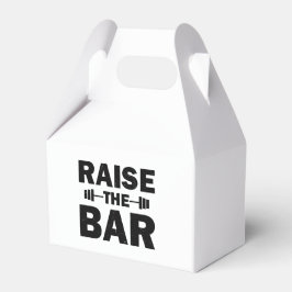 Verhoog de balk bedankdoosjes