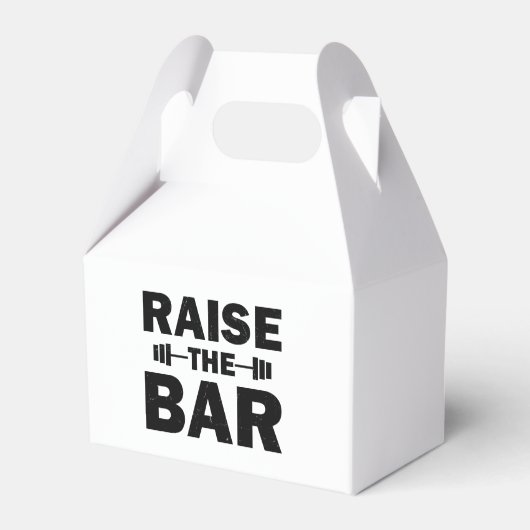 Verhoog de balk bedankdoosjes (Voorkant Zijde)