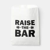 Verhoog de balk bedankzakje (Voorkant)