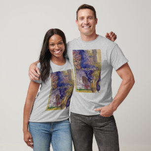 Verhoog de hoes van de Longhoes met bruine ringer T-shirt