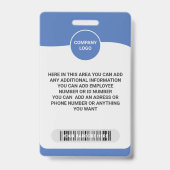 Verhoog de identiteit van uw team met een aangepas badge (Achterkant)