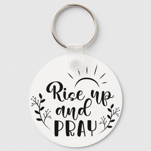 Verhoog de Sleutelhanger van de Button van de Pray (Voorkant)