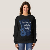 Verhoog hem met de gitaar Strings Trui (Voorkant volledig)