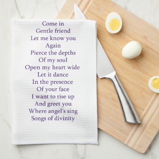 Verhoog het gedicht theedoek (Quarter Fold)