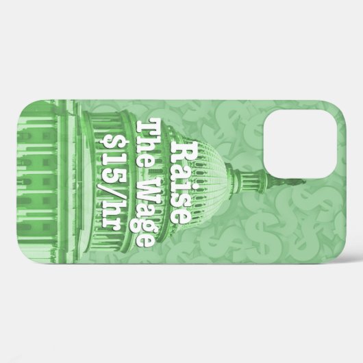 Verhoog het minimumloon Case-Mate iPhone case (Achterkant (horizontaal))