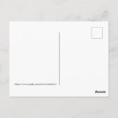 Verhoog het minimumloon naar een leefbaar loon briefkaart (Achterkant)