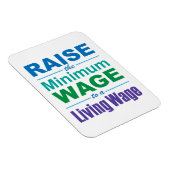 Verhoog het minimumloon naar een leefbaar loon magneet (Rechterzijde)