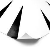 Verhoog het volume voor de democratie perfect poster (Hoek)