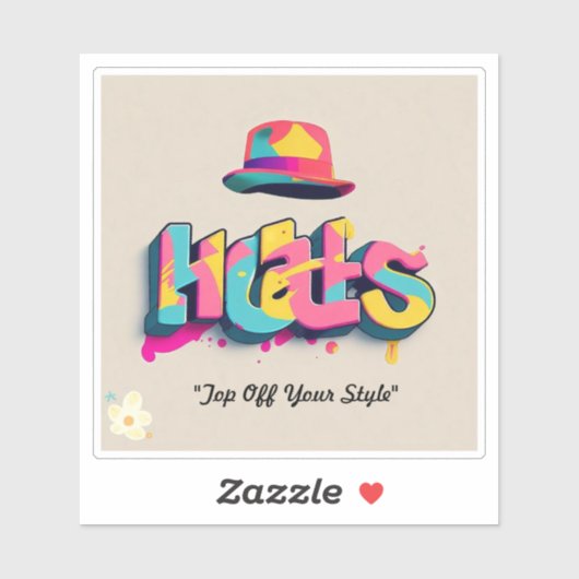 "Verhoog je blik" Sticker (Vel)