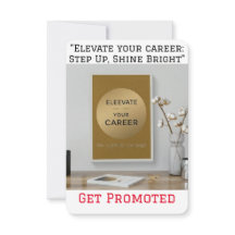 "Verhoog je carrière: stap omhoog, schijn helder, 