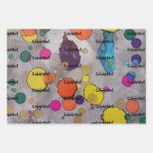 Verhoog je Celebration met kleurrijke grillen! Inpakpapier Vel (Voorkant)