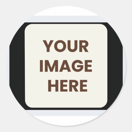 Verhoog je design spel met ClassicRound Sticker (Voorkant)