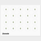 Verhoog je design spel met ClassicRound Sticker (Vel)