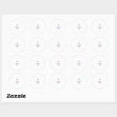 Verhoog je design spel met ClassicRound Sticker (Vel)