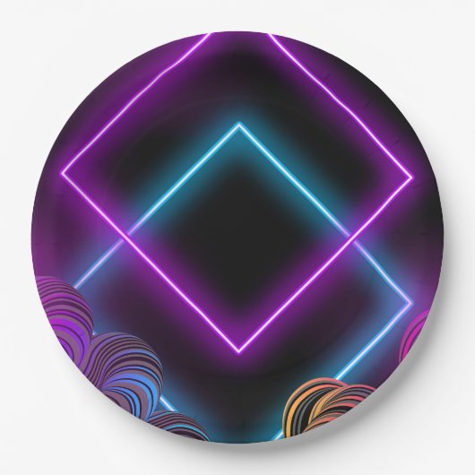 Verhoog je eetervaring met 9" Round Papieren Bordje (Voorkant)